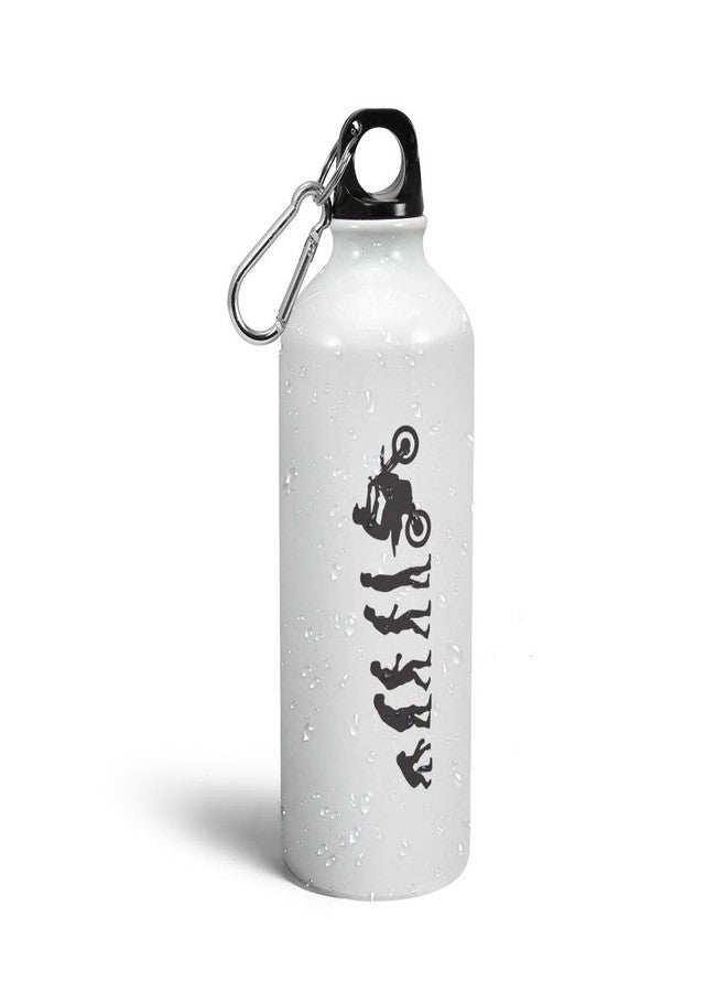 Prink Dirt Biker Evolution Printed Sipper Bottles | Bike Sipper Bottles | Biker Water Bottles | Sipper for Bikers, Riders Biker Lovers | Printed Sipper Bottles for Gym, Sports |600ml - Image 1